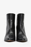 The Row Black Leather Pointed Toe Ankle Boots Size 39