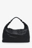 Bottega Veneta Black Intrecciato Woven Leather Hobo Bag