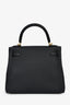 Hermès 2024 Black Togo Leather Kelly 25