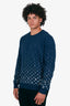 Louis Vuitton Dark Ocean LVSE Monogram Degrade Crewneck Sweater Size XL Mens