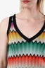 Missoni Multicolour Chevron V-neck Tank Top Size 40