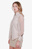 Brunello Cucinelli Brown Silk Button Up Shirt Size XS