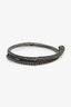 Gucci Antique Sterling Silver Garden Snake Bangle Size 19