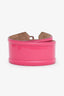 Burberry Pink Patent Leather Wide Waist Belt Size 32 80