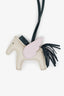 Hermès 2023 Craie/Mauve Pale/Vert Cypress Rodeo Pegase Bag Charm PM