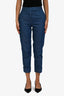 Thom Browne Blue Structured Denim Trousers Size 36