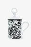 Gucci Black/White Herbarium Hand And Ring Mug