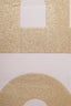 Burberry Pink/Gold Wool Logo Fringe Scarf