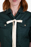 Marni Green Cotton Button Up Short Sleeve Utility Shirt Size S