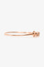 Hermès 18k Rose Gold and Diamond 'Galope' Bangle Bracelet