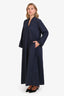 Labo Art Blue Cotton Long Sleeve Maxi Dress Size 2