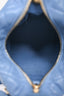 Pre-loved Chanel™ 2019-20 Blue Quilted Lambskin Hobo Clutch with Chain