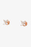 Tiffany & Co. 18K Rose Gold Small Diamond Model Victoria Earrings