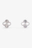 Van Cleef & Arpels 2022 White Gold Vintage Alhambra Earrings