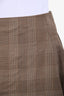 Givenchy Brown Check Mini Skort Size 34