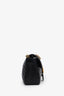 Gucci Black Leather GG Marmont Flap Shoulder Bag