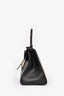 Delvaux Black Leather 'Brillant' MM Top Handle