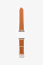 Hermès Tan Leather Apple Watch Strap Size 45