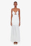 Retrofête White Mesh 'Bristol' Maxi Dress Size S