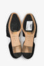 Jimmy Choo Black Glitter Flats Size 38.5