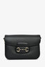 Gucci Black Leather Horsebit Medium 1955 Shoulder Bag