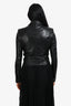Alexander Wang Black Leather Motorcycle Jacket Size XS