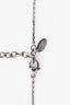 Pre-loved Chanel™ Silver Toned Enamel Lady Bug Pendant Necklace