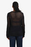 T by Alexander Wang Navy Knitted Long Sleeve Top Size S-M