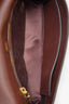 Miu Miu Dark Brown Leather Penny Shoulder Bag