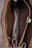 Balenciaga Brown Suede 'Rodeo' Small Top Handle Bag with Strap