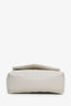 Saint Laurent Cream Quilted Leather Monogram Toy Loulou Crossbody Bag