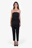 Fabiana Filippi Navy Wool Monili Pocket Detail Slim-Fit Trousers Size XS