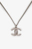 Pre-loved Chanel™ Silver/White CC Pearl Necklace