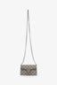 Gucci Brown Monogram GG Supreme Super Mini Dionysus Chain Bag