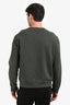 Hermès Green "Ex-Libris" Crewneck Long Sleeve Sweater Size XL Men
