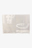 Hermès Beige/Grey Wool Cashmere Fringe Blanket