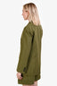 Frame Green Cotton Linen Everyday Blazer Size 4