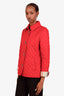 Burberry Brit Red Quilted Jacket Size M