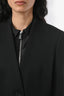 Jil Sander Black Wool Single Breasted Blazer Size 36