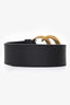 Gucci Black Leather GG Marmont Belt Size 80/32