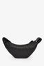 Lemaire Black Leather Small Croissant Bag