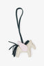 Hermès 2023 Craie/Mauve Pale/Vert Cypress Rodeo Pegase Bag Charm PM