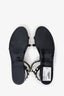 Valentino Black Jelly Rockstud Cage Sandals Size 36