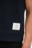 Thom Browne Navy Blue Cotton Crewneck Sweater Vest Size 2 Men's