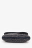 Christian Dior Navy Oblique Trotter Canvas Flap Crossbody Bag
