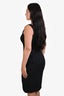 Lanvin Black Textured Shift Dress Size 40