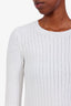 Frame White Wool & Nylon Long Sleeve Shirt Size XS