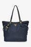 Prada Navy Blue Nylon Tote Bag