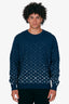 Louis Vuitton Dark Ocean LVSE Monogram Degrade Crewneck Sweater Size XL Mens
