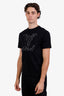 Louis Vuitton Black Cotton Stitch Logo T-Shirt Size M Mens